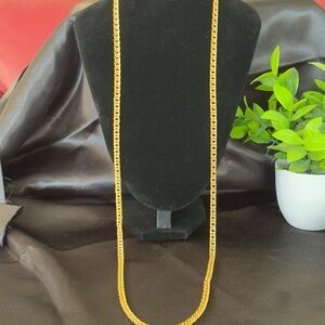 Gold toned Chain Necklace 36” length for men or women